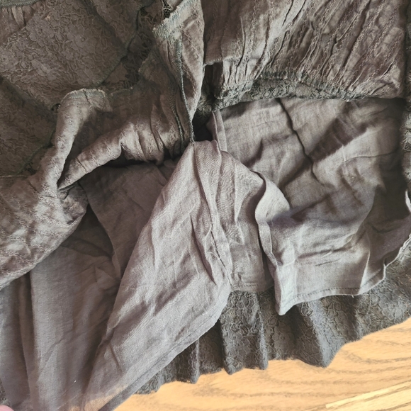 NWT Free People One Antiquity Lace Contrast Mini Dress, Size 6 - Picture 11 of 16